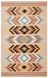 Безворсовый хлопковый ковёр Canary Aura 39 оранжевый, 80&times;150 см CNR-1428 фото 2