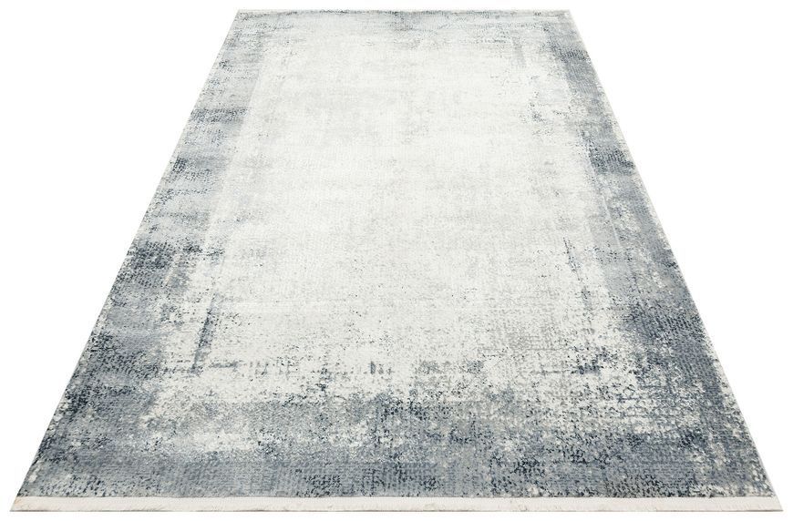 Современный ковёр Canary Marina MRN 06 серый с синим, 160&times;230 см MRN 06 Cream Grey фото