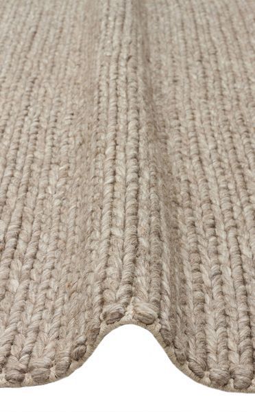 Плетёный шерстяной ковёр Canary Yarn Basketweave коричневый, &Oslash; 250 см Basketweave Brown фото
