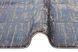 Безворсовый бамбуковый ковёр Canary Lino Dyed 02 серый с синим, 300&times;400 см LND 02 Navy фото 2