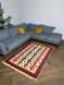 Безворсовий бавовняний килим Canary AR 005 червоний AR005R фото 5