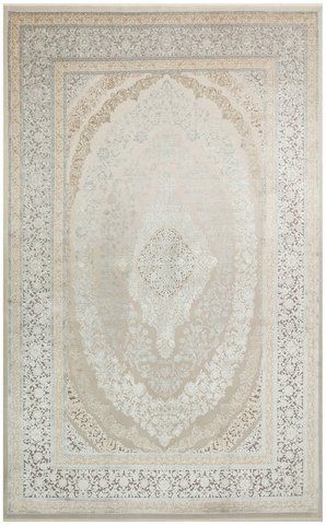 Безворсовий бамбуковий килим Canary Frame 08 сірий з бежевим, 160&times;235 см FRM 08 Cream Grey фото