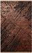 Ковёр из вискозы и акрила Canary Urban 05 оранжево-чёрный, 130&times;190 см URB-05-Bronz фото 1