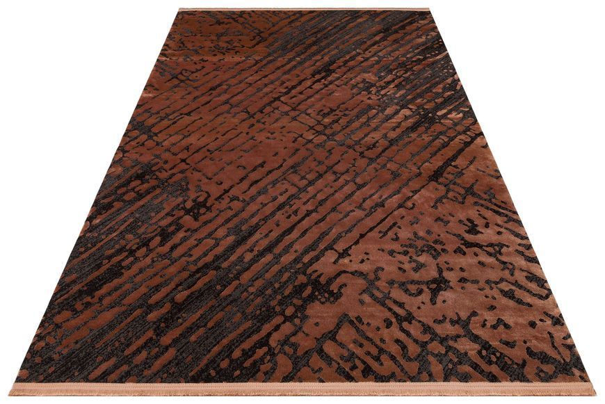Ковёр из вискозы и акрила Canary Urban 05 оранжево-чёрный, 130&times;190 см URB-05-Bronz фото