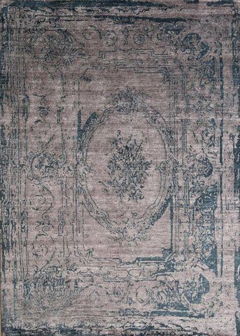 Бамбуковый ковёр Canary Verde синий с коричневым, 200&times;300 см Beige Blue фото