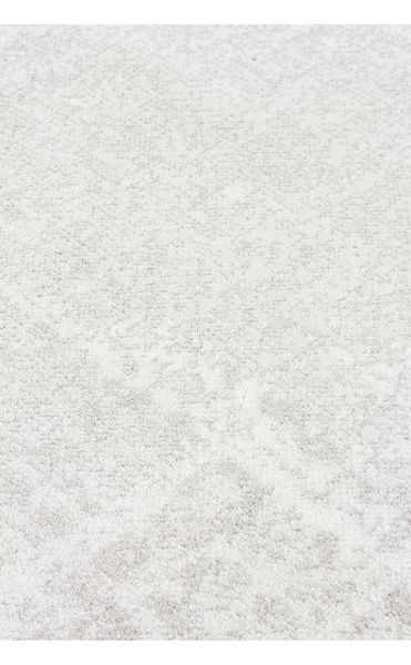 Безворсовый ковёр из вискозы Canary Olimpos 01 серый с молочным, 240&times;340 см 01 Cream Grey фото