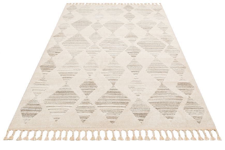 Скандинавский ковёр Canary Scandi 01 молочный с антрацитовым, 80&times;150 см NDC 01 Cream Grey фото