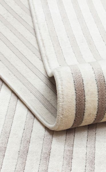 Безворсовый ковёр из вискозы Canary Olimpos 03 бежевый с коричневым, 200&times;300 см 03 Cream Grey фото