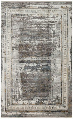 Безворсовый бамбуковый ковёр Canary Lino 25 серый с бежевым, 300&times;400 см LN 25 Grey Beige фото
