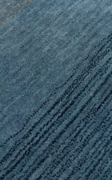 Пушистый шерстяной ковёр Canary Blume серый с синим, 200&times;300 см CNR-1948 фото