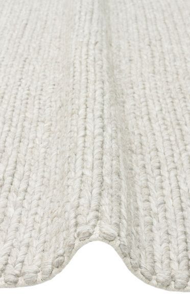 Плетёный шерстяной ковёр Canary Yarn Basketweave молочный, &Oslash; 250 см Basketweave Cream фото