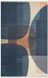 Безворсовый ковёр Canary Goldy GLD 06 бежевый с синим, 120&times;180 см GLD 06 D.Multy фото 1