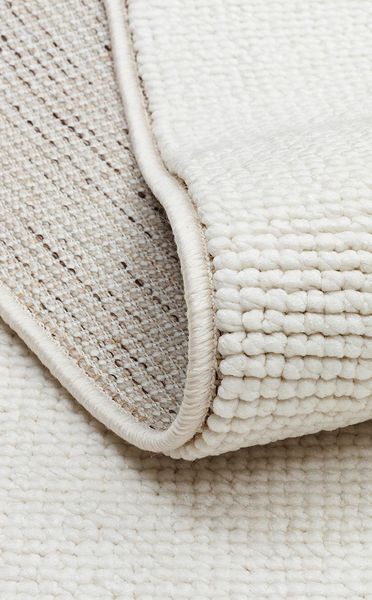 Плетений килим Canary Fiber Plain білий, 80&times;300 см CNR-1792 фото
