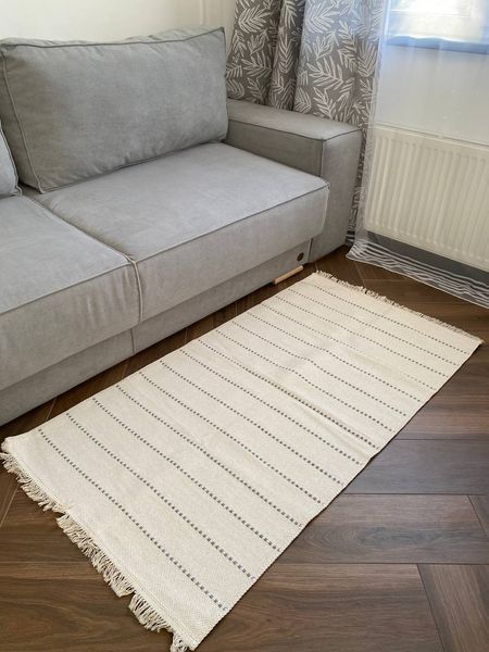 Килим Canary Casa 143 Cream L.Grey 80*200 CNR-2275 фото
