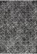 Безворсовый бамбуковый ковёр Canary Grid 3603 Bermuda белый с чёрным, 120&times;170 см 3603 Bermuda фото 1