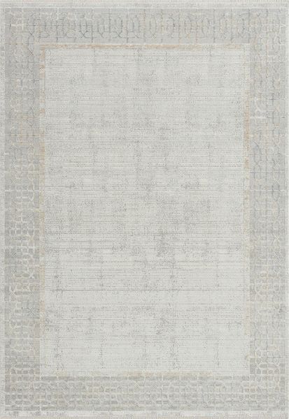 Ковёр из вискозы Canary Balance 4306 SAMBA серый с молочным, 80&times;150 см CNR-1036 фото