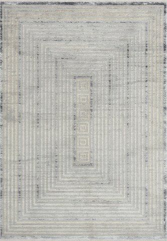 Безворсовый ковёр из вискозы Canary Balance 4304 FOSSIL серый с молочным, 200&times;300 см CNR-1031 фото
