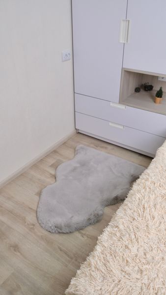 Меховой коврик Canary Bunny серый, 75&times;100 см BGS75100 фото
