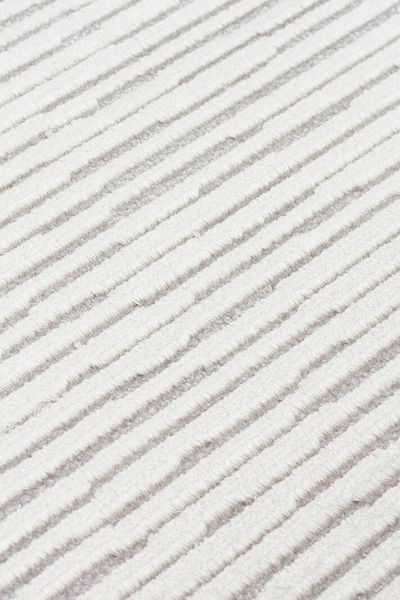 Безворсовый ковёр из вискозы Canary Iceberg Stripe серый, 300&times;400 см CNR-1849 фото