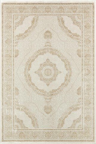 Класичний бамбуковий килим Canary Mood 4608 Rich бежевий з молочним, 160&times;235 см CNR-1039 фото