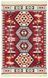 Безворсовый хлопковый ковёр Canary Aura 30 красный, 80&times;300 см AU 30 Red фото 1