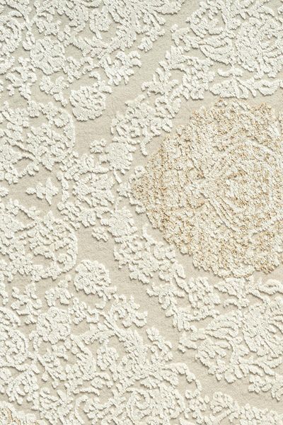 Классический бамбуковый ковёр Canary Mood 4608 Rich бежевый с молочным, 200&times;300 см CNR-1040 фото